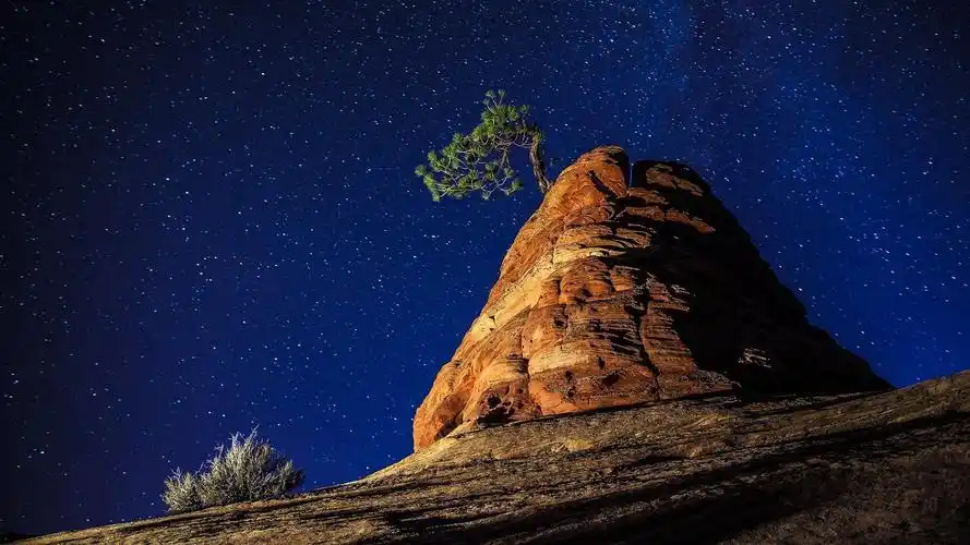 风景大自然夜空星星背景图像壁纸高清原图查看